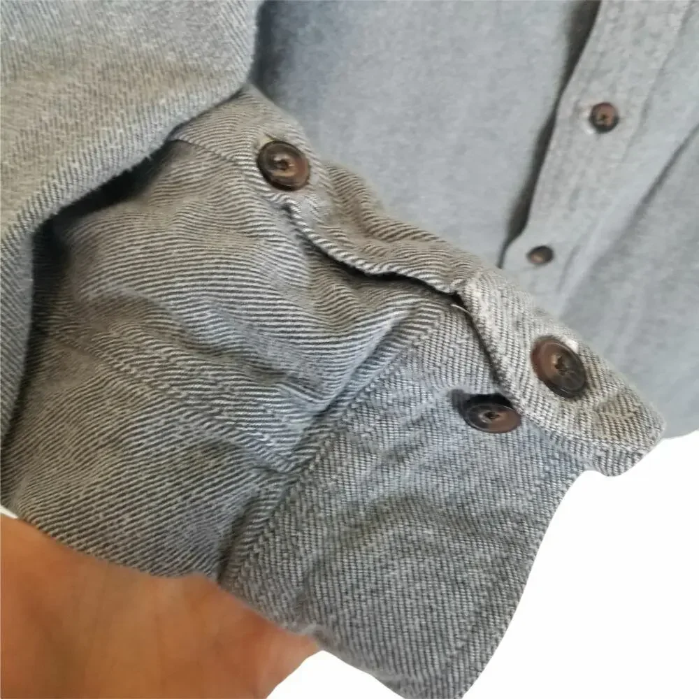 Duluth Trading Co Mens Flannel Shirt Sz XL Gorpcore Workwear Outdoor Minimalist